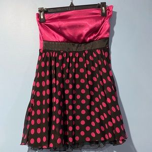 Hot Pink Polka Dot Dress